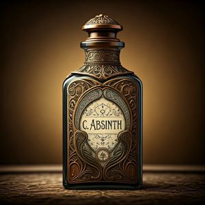 Confection of Absinth apothecary jar