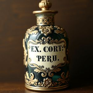 Extractum Corticis Peruviani (Quinine) apothecary jar