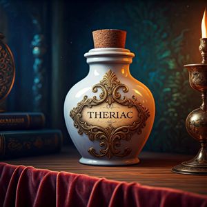 Theriac apothecary jar